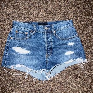 Aeropostale Boyfriend Jean Shorts